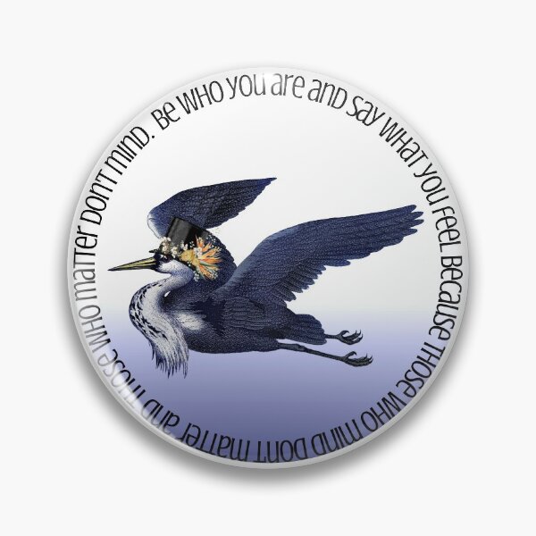 Item preview, Blue Heron words of Wisdom designed and sold by RagdollGypzy.