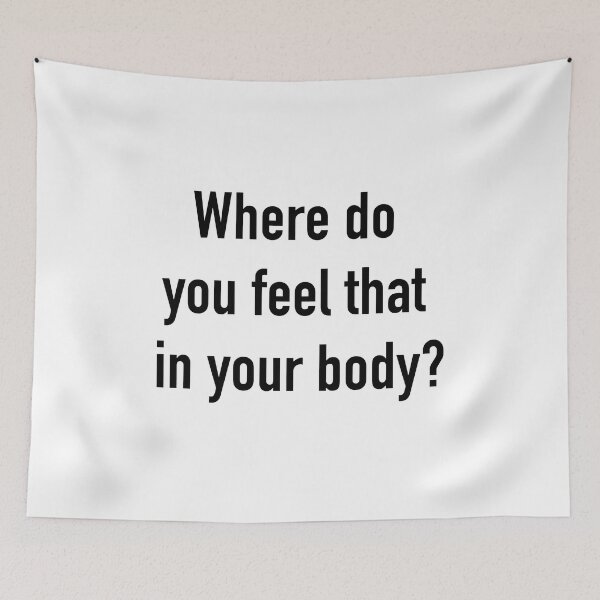 Item preview, Where do you feel that in your body? designed and sold by corbrand.