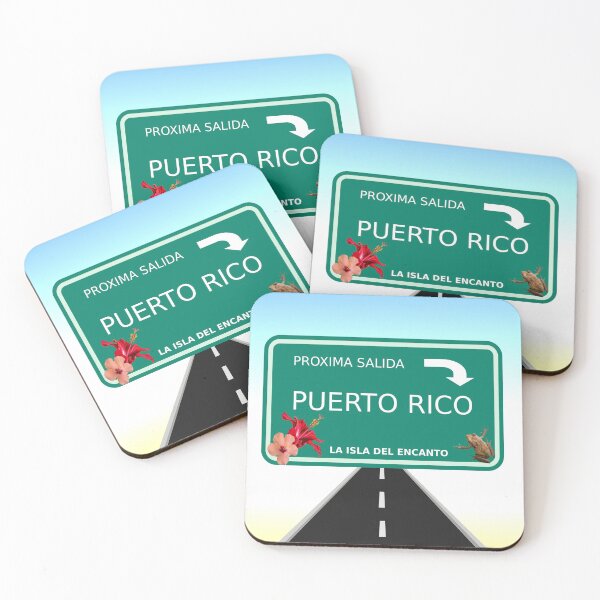 Item preview, Traffic sign to Puerto Rico - Proxima Salida a Puerto Rico designed and sold by Verle-art.
