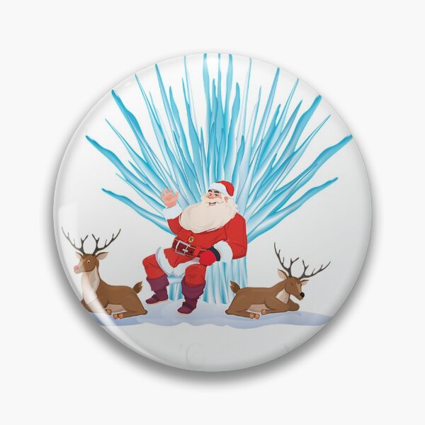 Artikelvorschau, Weihnachtshemd Herren Damen Santa Icicle Throne Fun entworfen und verkauft von BingenheMeyer.