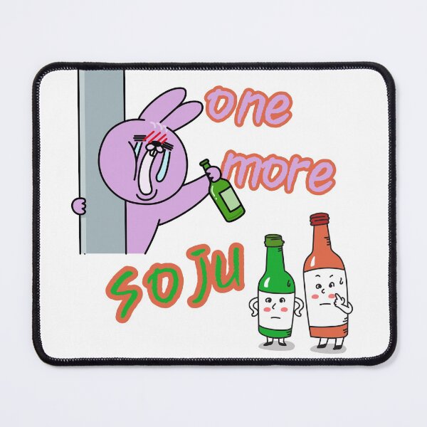 Item preview, Cute Soju & Drunk Funny Rabbit designed and sold by kpupsister.