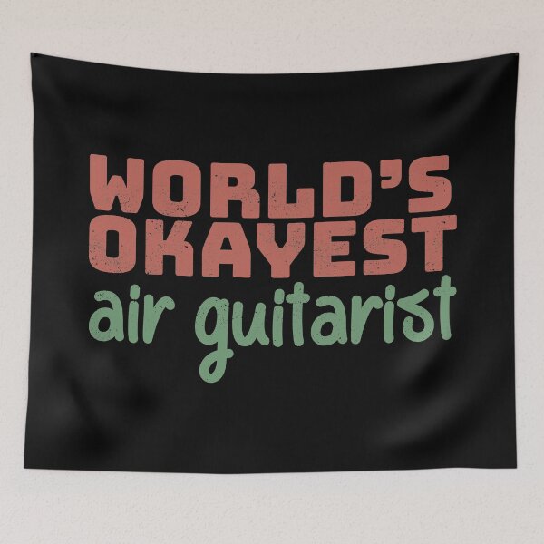Item preview, World's Okayest Air Guitarist designed and sold by Creatively Torn.