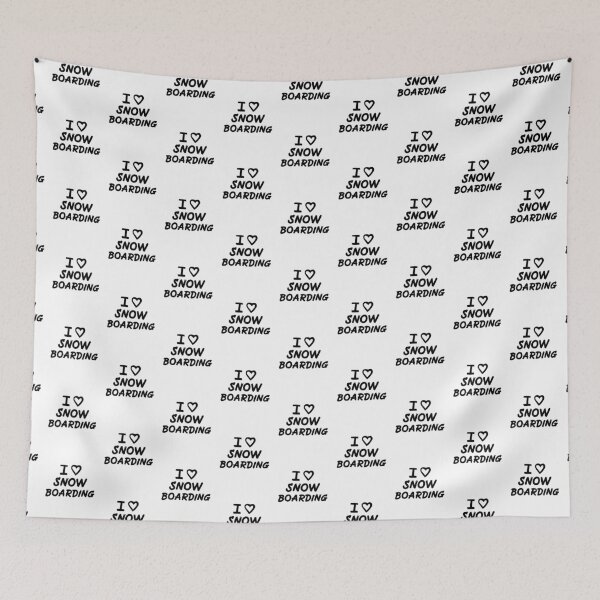 Item preview, I Love Snow Boarding for Snow Boarding Fans  designed and sold by Mochi-Merch.
