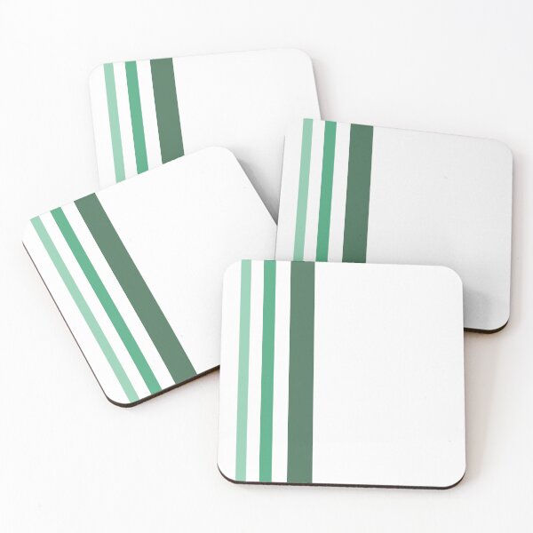 Item preview, Green Vertical Lines on a White Background designed and sold by WordsToArt.