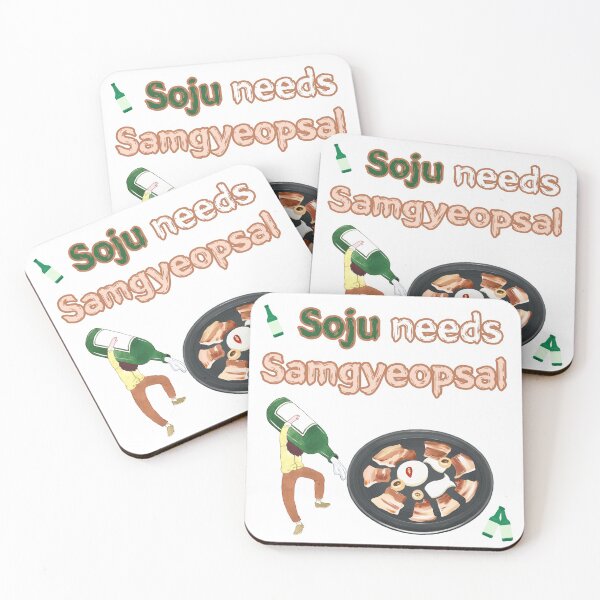 Item preview, Soju needs Samgyeopsal, Korean BBQ designed and sold by kpupsister.