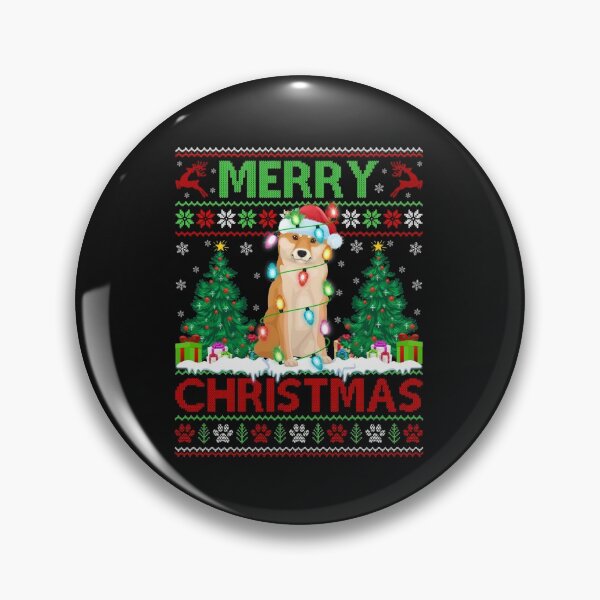 Item preview, Merry Christmas Lighting Ugly Shiba Inu Christmas T Shirt designed and sold by Chambers-Avara.