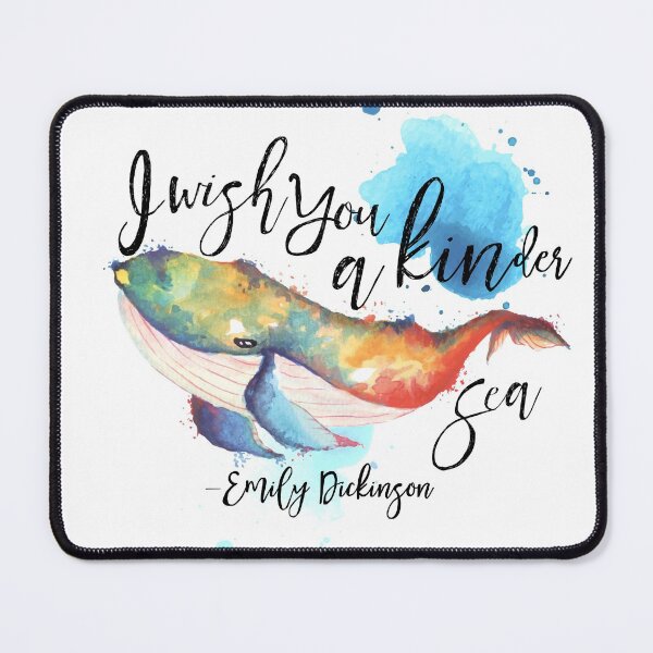 Item preview, Copy of I wish you a kinder sea quote by Emily Dickinson  designed and sold by Dollfacedesign.