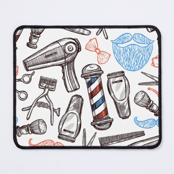 Item preview, barber drawing pattern designed and sold by aggiexnjoz.