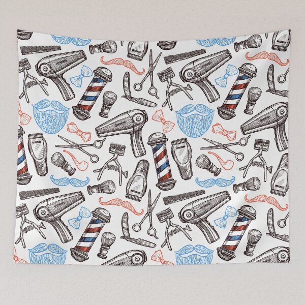 Item preview, barber drawing pattern designed and sold by aggiexnjoz.