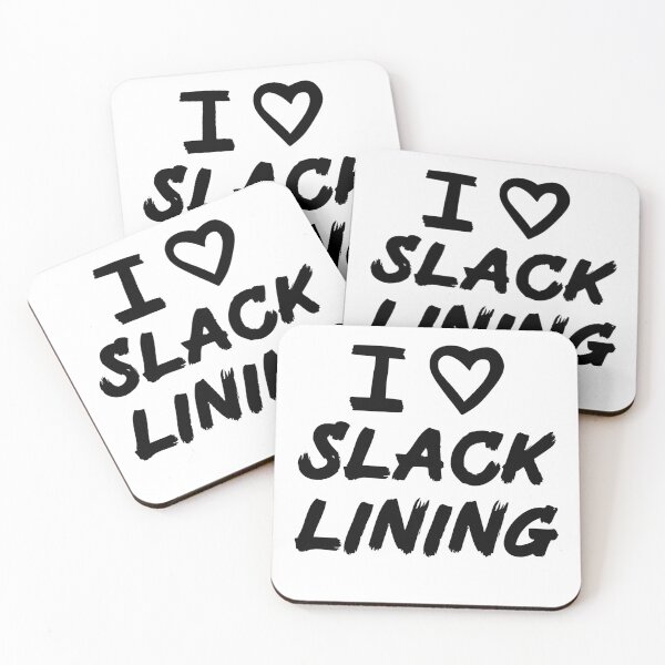 Item preview, I Love Slack Lining for Slack Lining Fans designed and sold by Mochi-Merch.