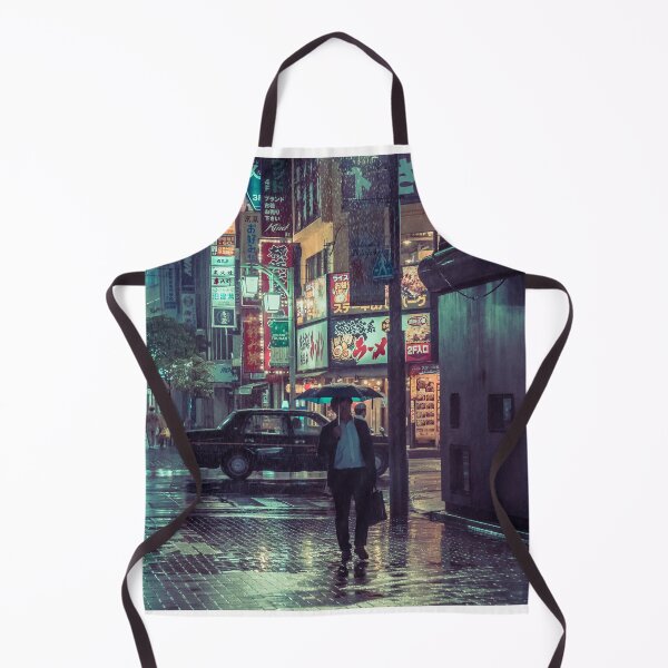 Item preview, The Smiling Man // Rainy Tokyo Nights designed and sold by Neondreamscapes.