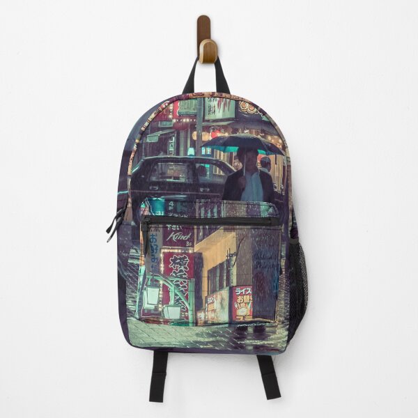 Item preview, The Smiling Man // Rainy Tokyo Nights designed and sold by Neondreamscapes.