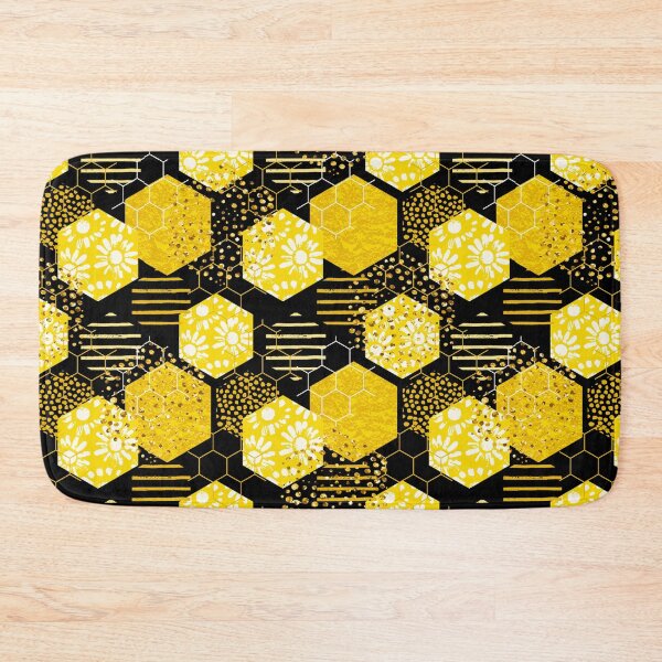Item preview, Bee geometric pattern designed and sold by aggiexnjoz.