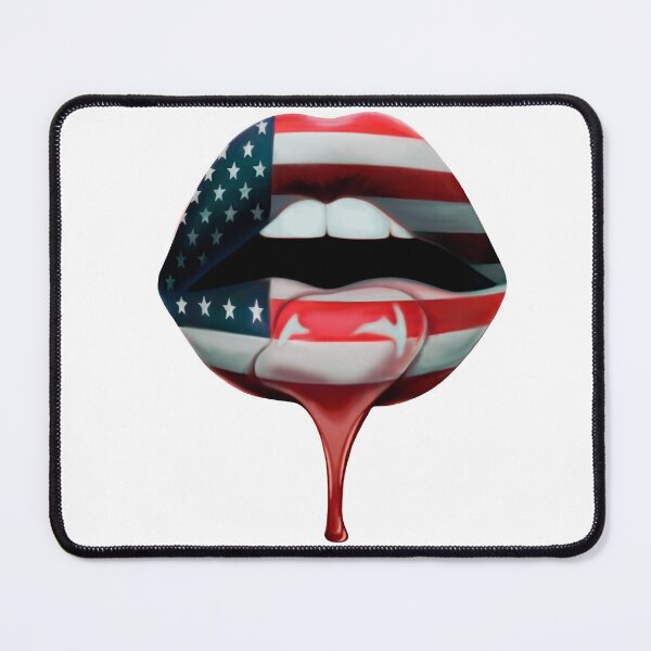 Item preview, Labios con bandera americana designed and sold by ArtLab9.