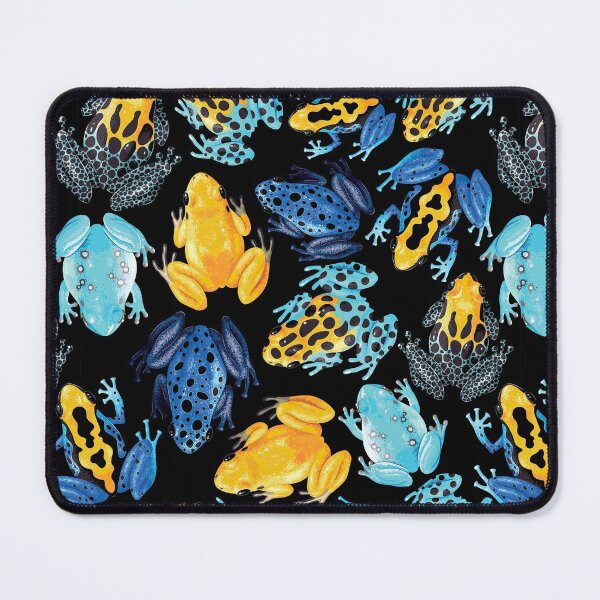 Item preview, Colorful Tropical Frogs On Black designed and sold by CarolynStore.