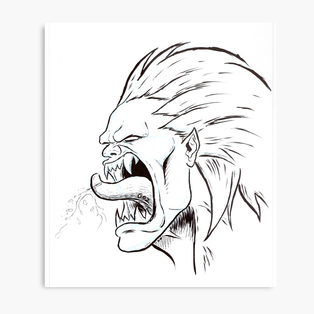 Super Street Fighter II - Blanka | Art Board Print