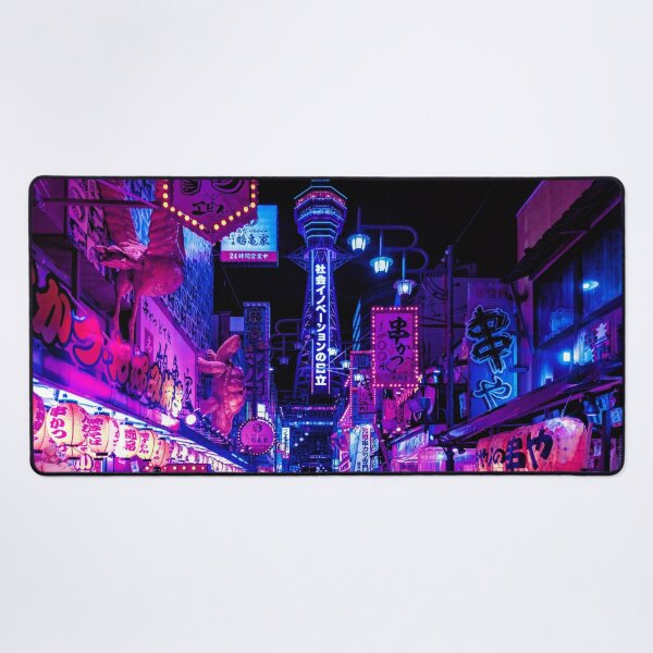 Tapis de Souris XXL Japon Cyberpunk