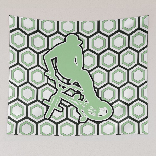 Item preview, BMX Hexagon pattern designed and sold by aggiexnjoz.