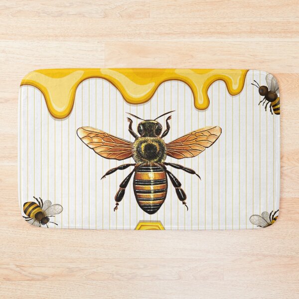 Item preview, Bee honey flower designed and sold by aggiexnjoz.