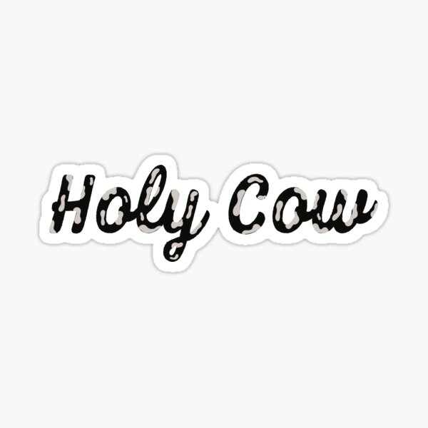 Holly Cow - Harry Caray - Harry Caray Holy Cow - Sticker