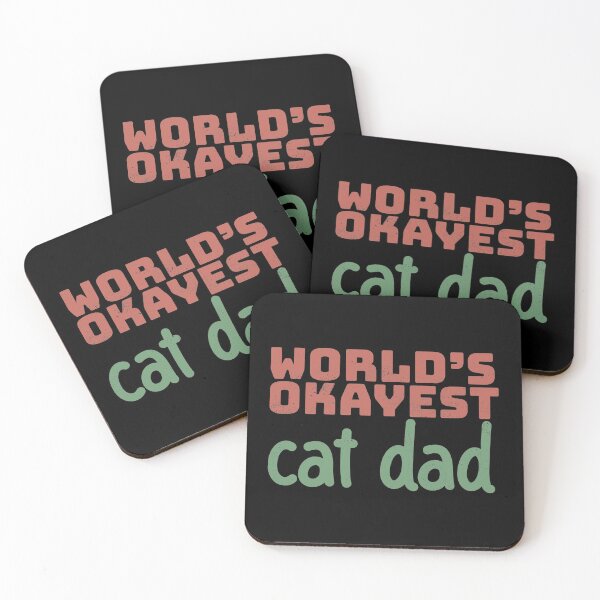 Item preview, World's Okayest Cat Dad designed and sold by Creatively Torn.