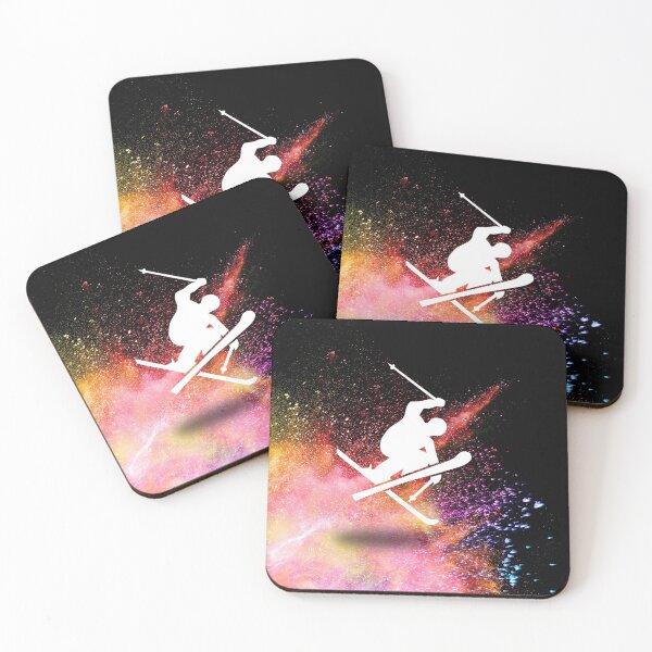 Item preview, Skiing colorful explosion designed and sold by aggiexnjoz.