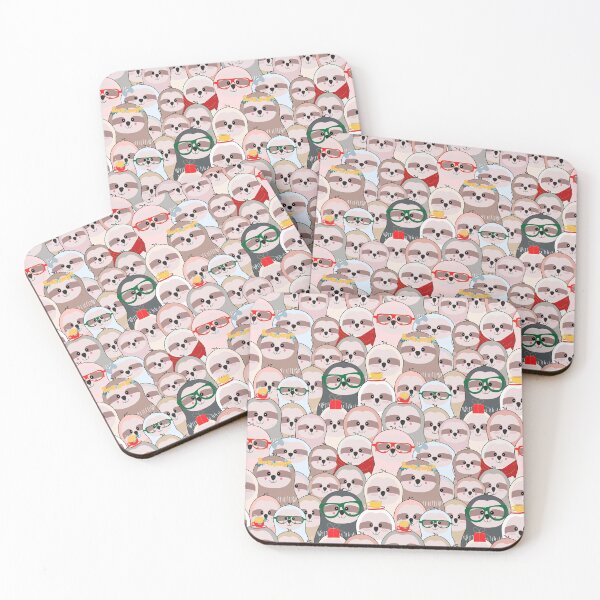 Item preview, sloth face pattern designed and sold by aggiexnjoz.