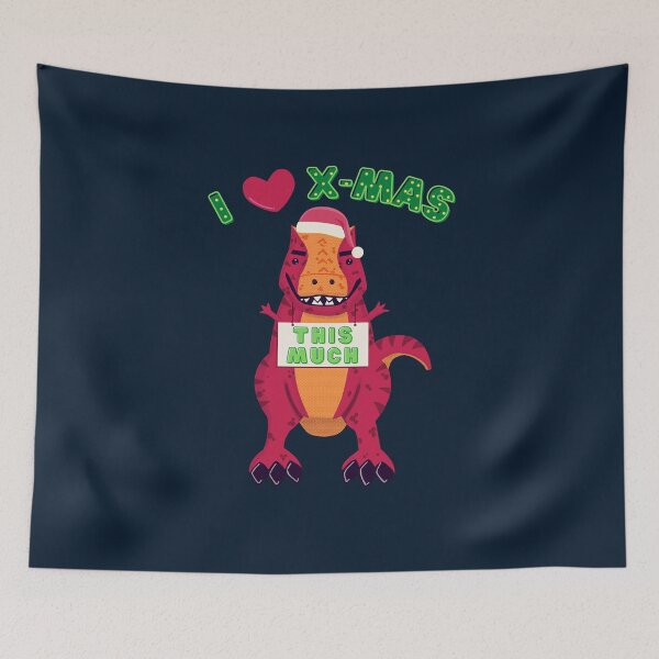 Item preview, Rex loves X-mas designed and sold by Give Me that Pencil.