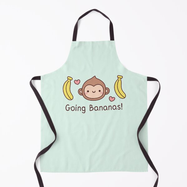Item preview, Cute Monkey Going Bananas Funny Doodle designed and sold by rustydoodle.