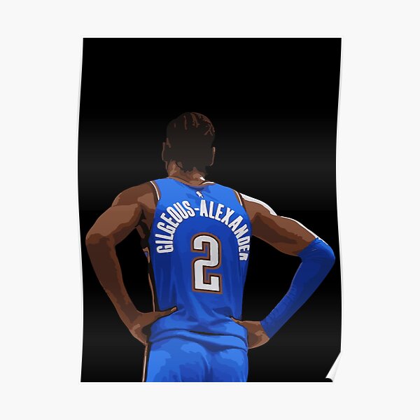 Shai Gilgeous-Alexander Oklahoma City Thunder NBA Team God Of