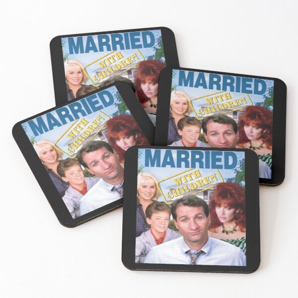 Item preview, Funny Gift Married With Children Premium Retro Wave designed and sold by NevaSchiller.