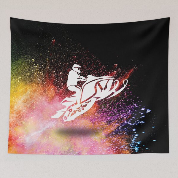 Item preview, Snowmobile colorful explosion designed and sold by aggiexnjoz.