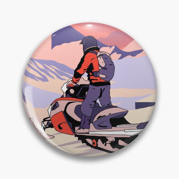 Item preview, SNOWMOBILE SUNSET TREE designed and sold by aggiexnjoz.