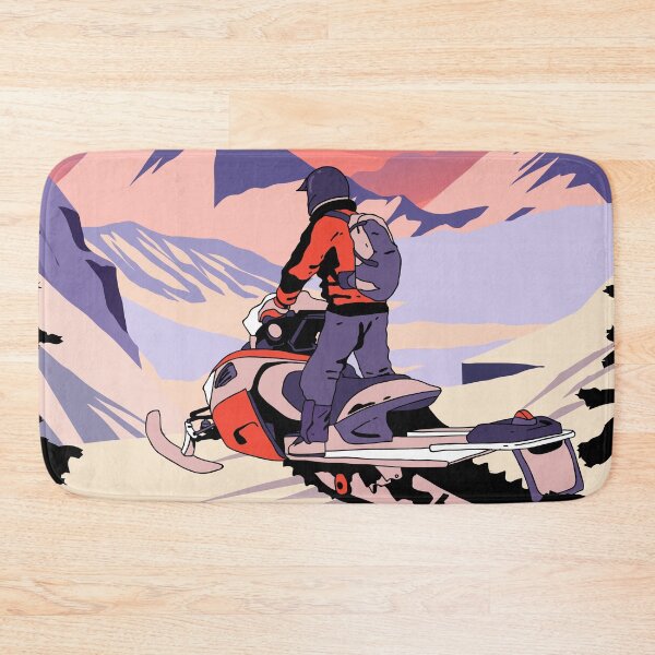 Item preview, SNOWMOBILE SUNSET TREE designed and sold by aggiexnjoz.