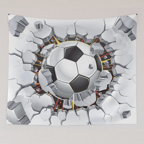 Item preview, SOCCER BALL WALLPAPER designed and sold by aggiexnjoz.