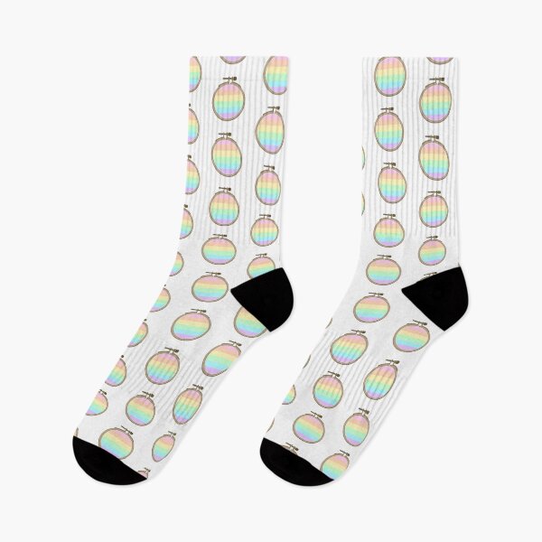 Item preview, Embroidery Hoop (Light Pastel Rainbow) designed and sold by nklange240.