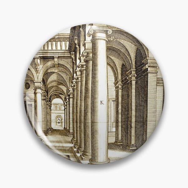 Item preview, Architectural Perspective Antique Engraving designed and sold by chilangopride.