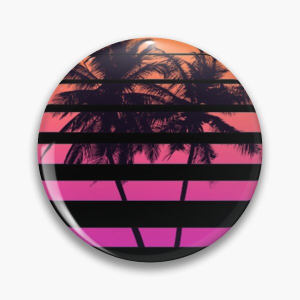 Aperçu de l'œuvre Palmiers tropicaux dans Retrowave créée et vendue par Kennedylan672.