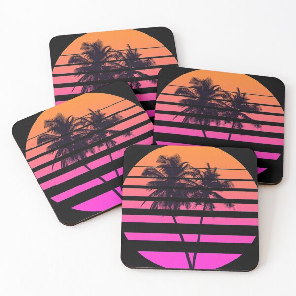 Item preview, Tropical Palms in Retrowave  designed and sold by Kennedylan672.