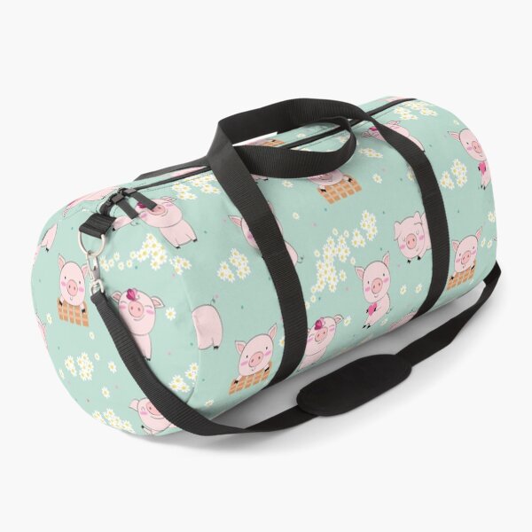 Item preview, Cute Pigs Holding Heart And Flowers designed and sold by ConcorStore.