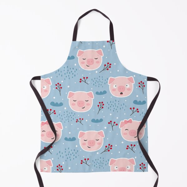 Item preview, Cute Pigs On Blue designed and sold by ConcorStore.