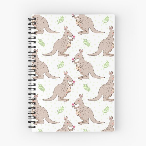 Item preview, Kangaroo Mom And Baby With Flower  designed and sold by ConcorStore.