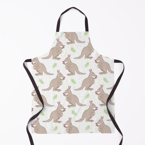 Item preview, Kangaroo Mom And Baby With Flower designed and sold by ConcorStore.