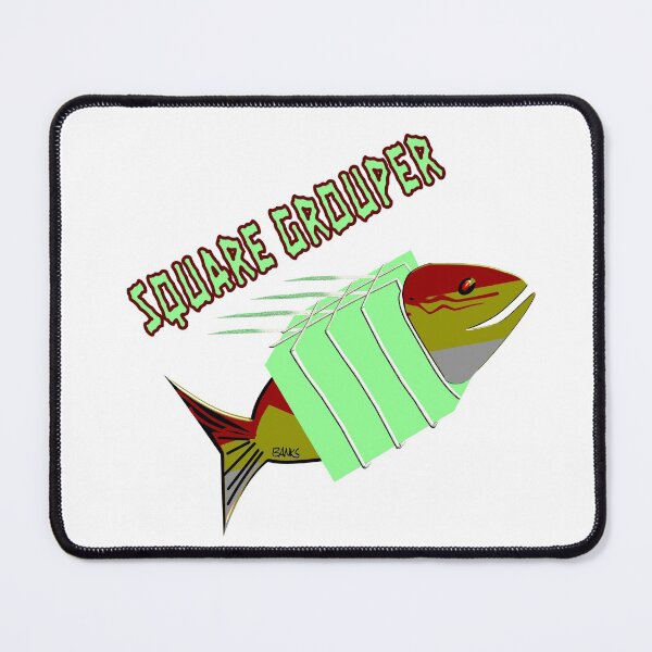 Item preview, Square Grouper designed and sold by SouthbyKeyWest.