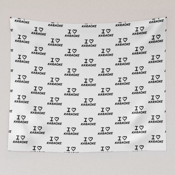 Item preview, I Love Karaoke Fans for Karaoke Fans   designed and sold by Mochi-Merch.