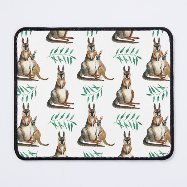 Item preview, Kangaroos Leaves Watercolor  designed and sold by ConcorStore.