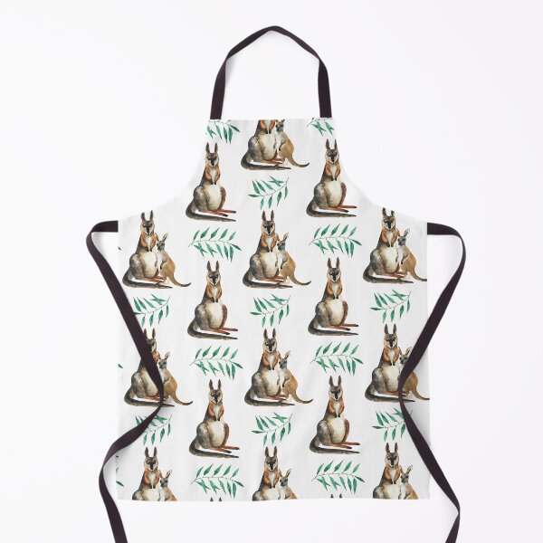 Item preview, Kangaroos Leaves Watercolor designed and sold by ConcorStore.