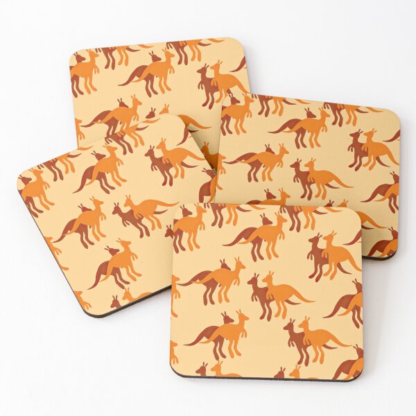 Item preview, Kangaroos Silhouettes Couple  designed and sold by ConcorStore.