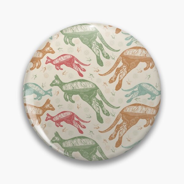 Item preview, Multicolor Double Exposure Kangaroo  designed and sold by ConcorStore.