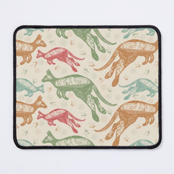 Item preview, Multicolor Double Exposure Kangaroo  designed and sold by ConcorStore.